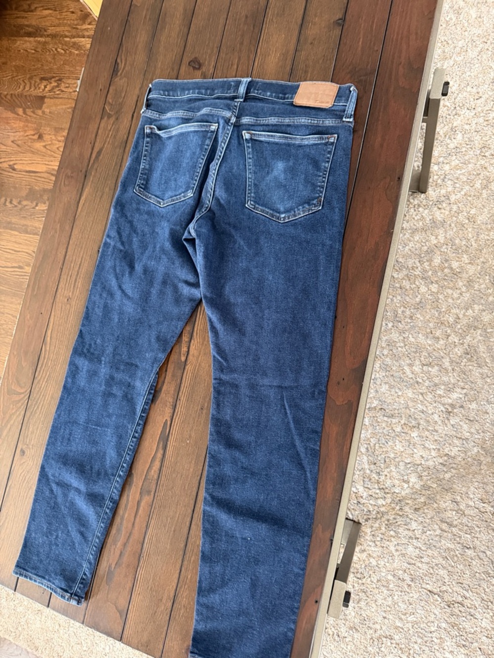 Madewell Slim Jeans Men’s 33x32 Blue Denim Straight Leg - Picture 4 of 8